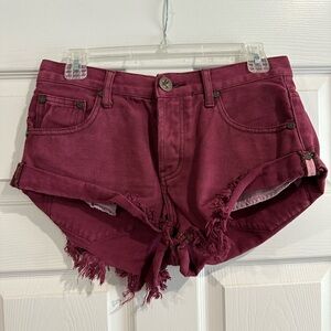 One Teaspoon Bandits low rise button fly denim